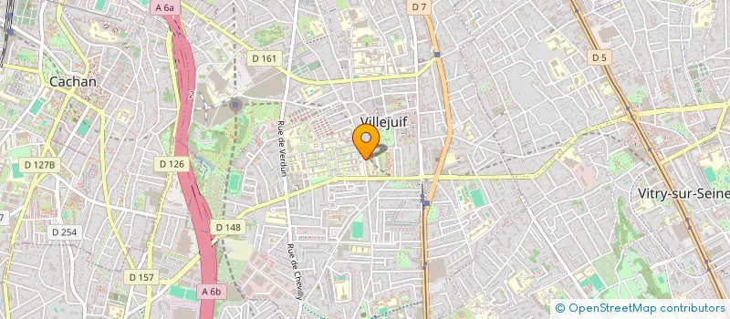 localisation de l'entreprise MADAME FRANCOISE FABRE à VILLEJUIF