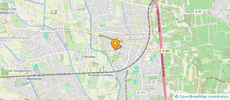 localisation de l'entreprise MADAME FRANCOISE FABRE à MORIERES-LES-AVIGNON