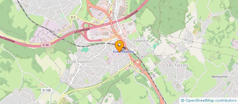 localisation de l'entreprise MADAME FRANCOISE FAGES à ECOLE-VALENTIN