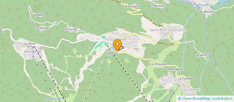 localisation de l'entreprise MADAME FRANCOISE FALCOZ à COURCHEVEL