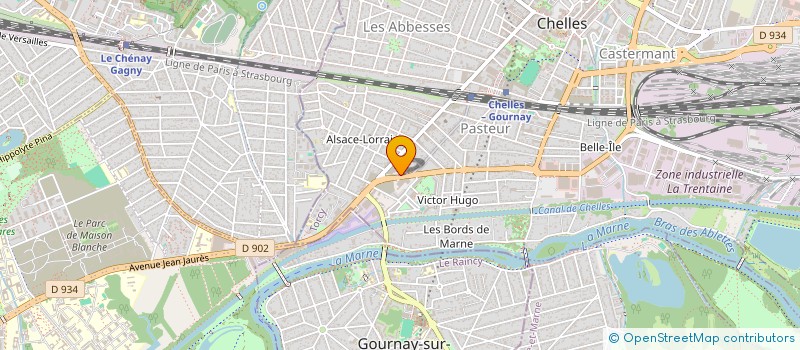 localisation de l'entreprise MADAME FRANCOISE FANFANT  CHELLES