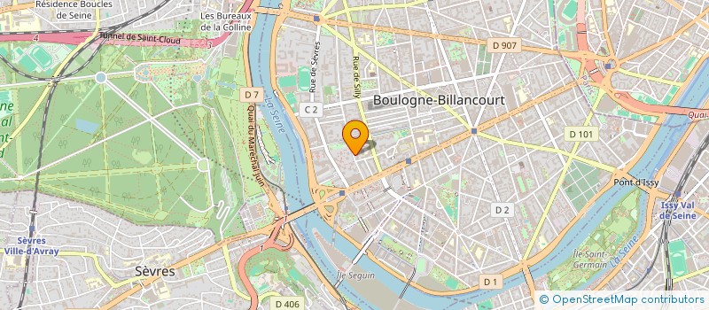 localisation de l'entreprise MADAME FRANCOISE FAURE à BOULOGNE-BILLANCOURT