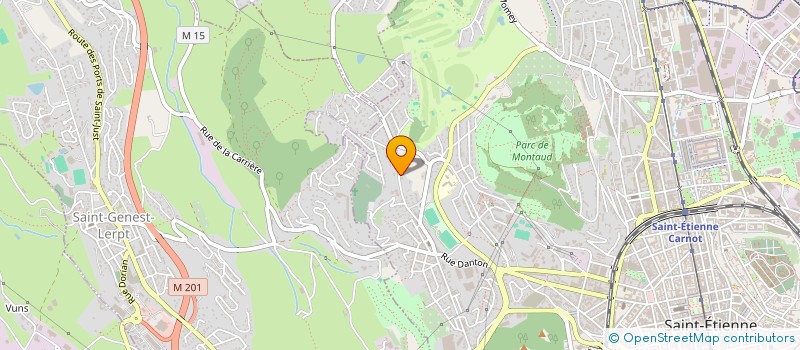 localisation de l'entreprise MADAME FRANCOISE FAURE  SAINT-ETIENNE