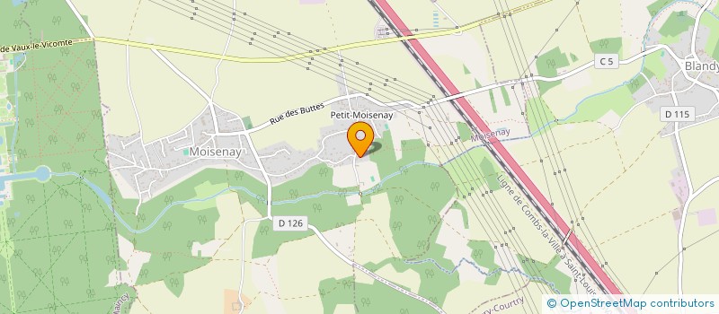 localisation de l'entreprise MADAME FRANCOISE FAURE  MOISENAY