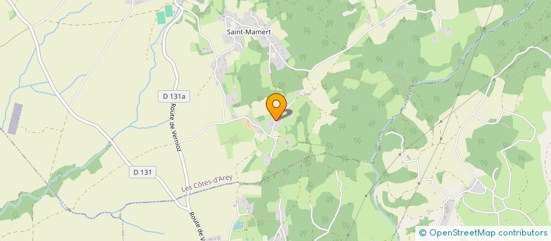 localisation de l'entreprise MADAME FRANCOISE FAURE  LES COTES-D'AREY