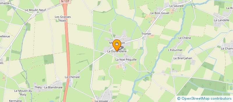 localisation de l'entreprise MADAME FRANCOISE FAVREAU à SAFFRE