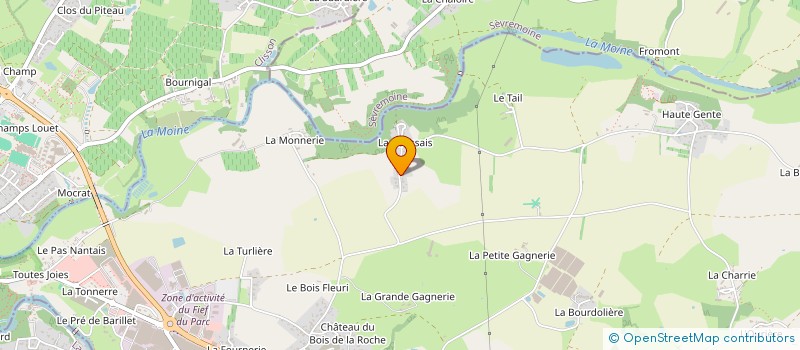 localisation de l'entreprise MADAME FRANCOISE FAVREAU à GETIGNE