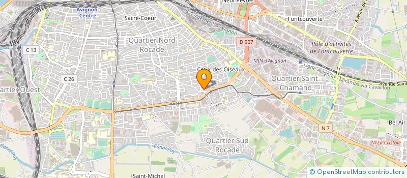 localisation de l'entreprise MADAME FRANCOISE FAYE  AVIGNON