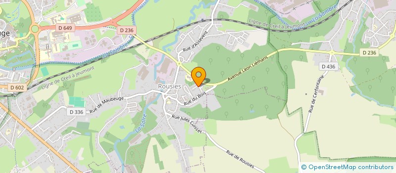 localisation de l'entreprise MADAME FRANCOISE FAYT  ROUSIES