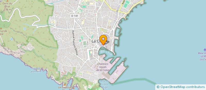 localisation de l'entreprise MADAME FRANCOISE FERRIER à LA CIOTAT