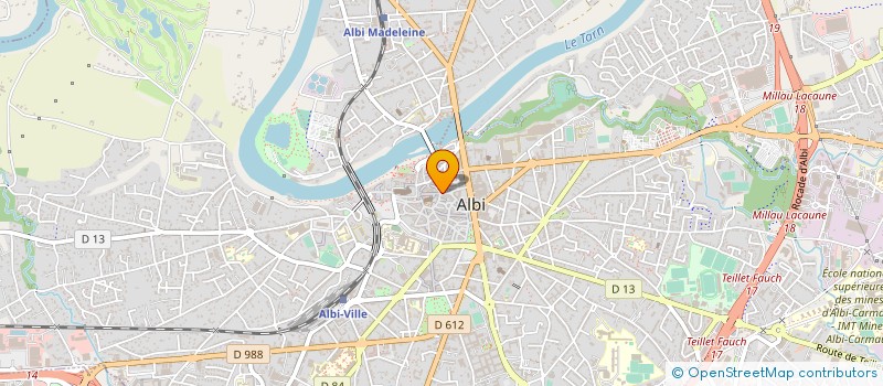 localisation de l'entreprise MADAME FRANCOISE FERRO à ALBI