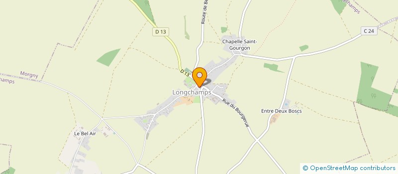 localisation de l'entreprise MADAME FRANCOISE FESSART à LONGCHAMPS
