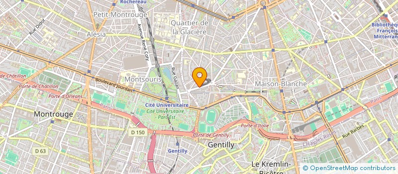 localisation de l'entreprise MADAME FRANCOISE FIEVRE  PARIS