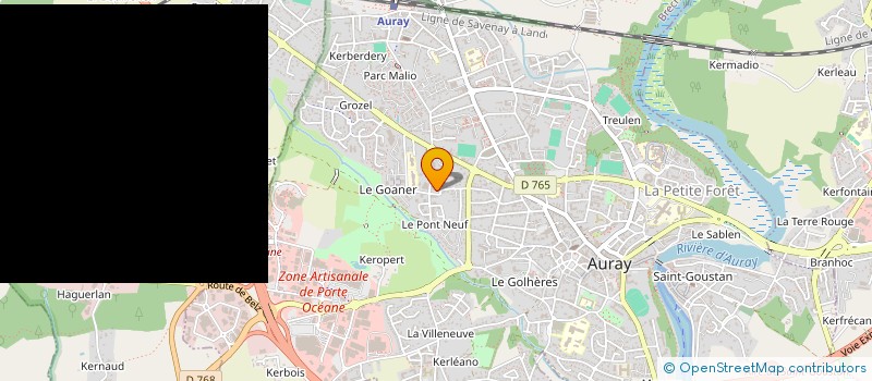 localisation de l'entreprise MADAME FRANCOISE FIOR à AURAY