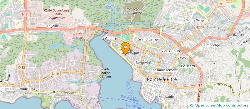localisation de l'entreprise MADAME FRANCOISE FLEMIN à POINTE-A-PITRE