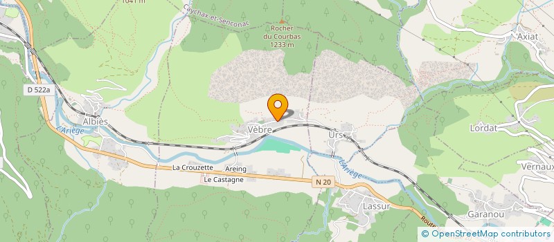 localisation de l'entreprise MADAME FRANCOISE FLORENCE à VEBRE