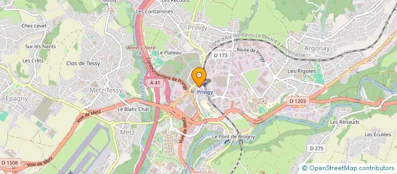 localisation de l'entreprise MADAME FRANCOISE FOL à ANNECY