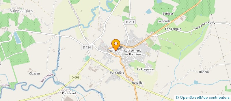 localisation de l'entreprise MADAME FRANCOISE FONT à DURAS