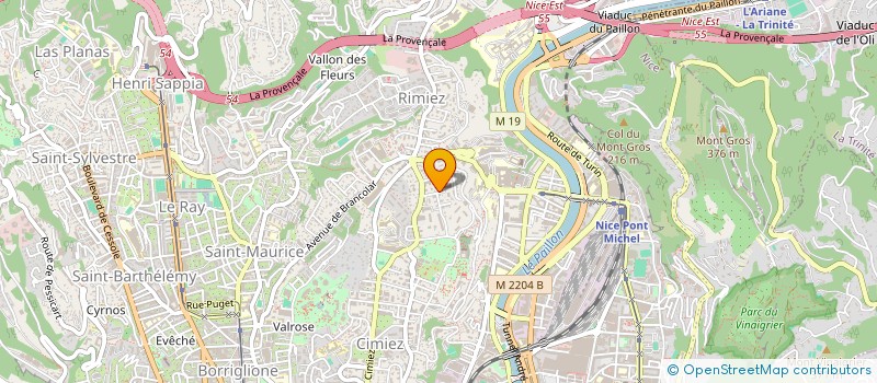 localisation de l'entreprise MADAME FRANCOISE FONTANEAU VANDOREN  NICE