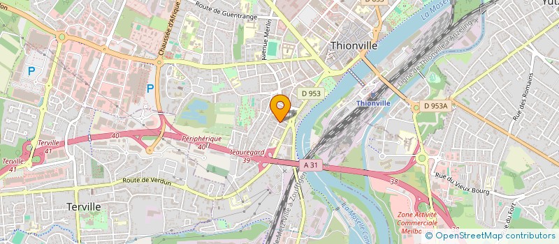 localisation de l'entreprise MADAME FRANCOISE FORMONT à THIONVILLE