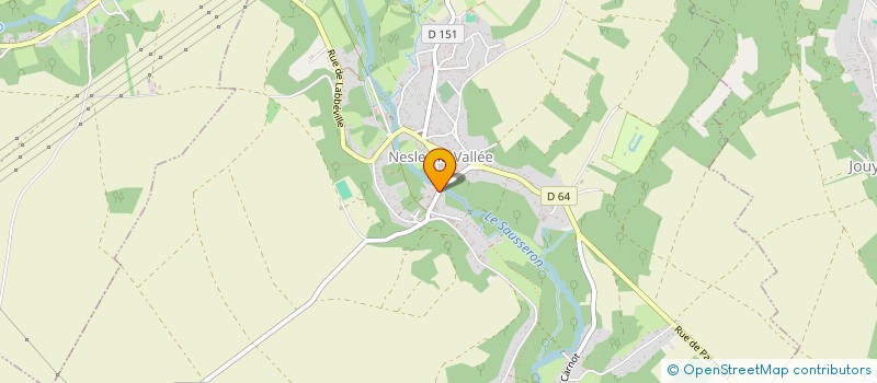 localisation de l'entreprise MADAME FRANCOISE FORTUNIER  NESLES-LA-VALLEE