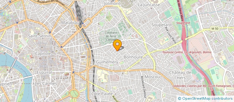 localisation de l'entreprise MADAME FRANCOISE FOUCHARD à TOULOUSE
