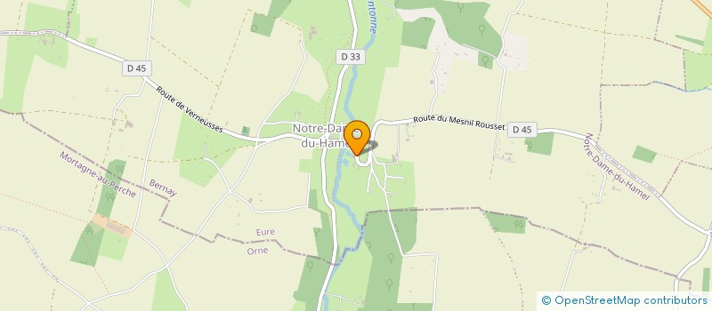 localisation de l'entreprise MADAME FRANCOISE FOUCHER à NOTRE-DAME-DU-HAMEL