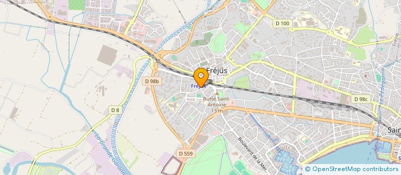 localisation de l'entreprise MADAME FRANCOISE FOUGA à FREJUS