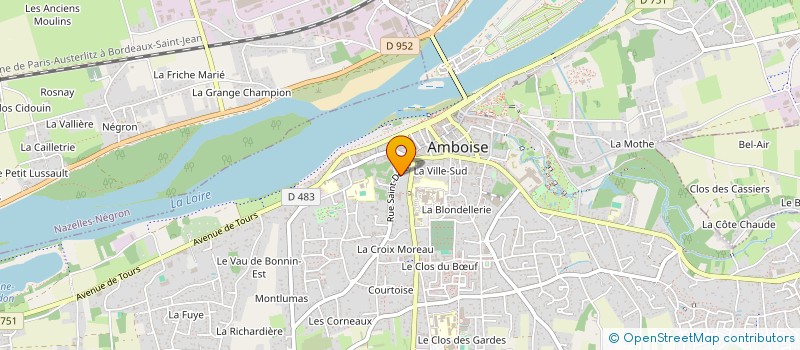 localisation de l'entreprise MADAME FRANCOISE FRAEYMAN  AMBOISE