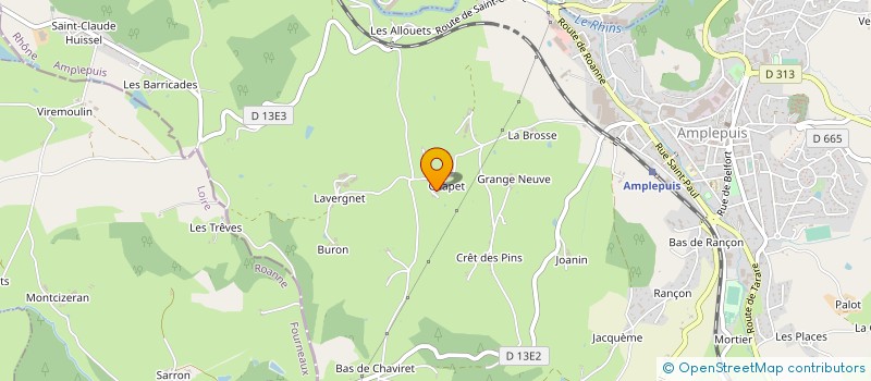 localisation de l'entreprise MADAME FRANCOISE FRANCILLARD à AMPLEPUIS