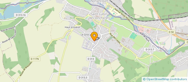 localisation de l'entreprise MADAME FRANCOISE FRANCK à ST LUBIN DES JONCHERETS