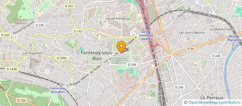 localisation de l'entreprise MADAME FRANCOISE FRANCOISE NGO BILONG  JUZIERS