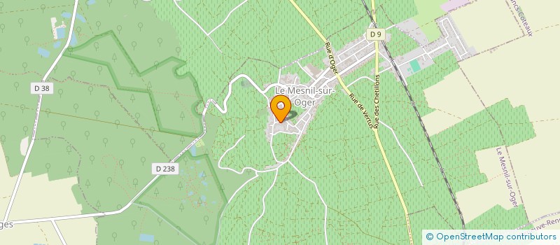 localisation de l'entreprise MADAME FRANCOISE FRAPART  LE MESNIL-SUR-OGER