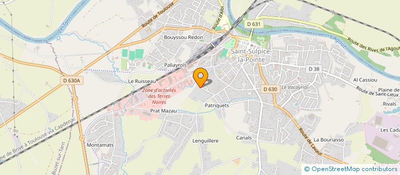 localisation de l'entreprise MADAME FRANCOISE FRAYSSE à SAINT-SULPICE-LA-POINTE