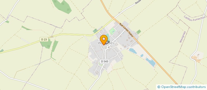 localisation de l'entreprise MADAME FRANCOISE FRIART à WAVIGNIES