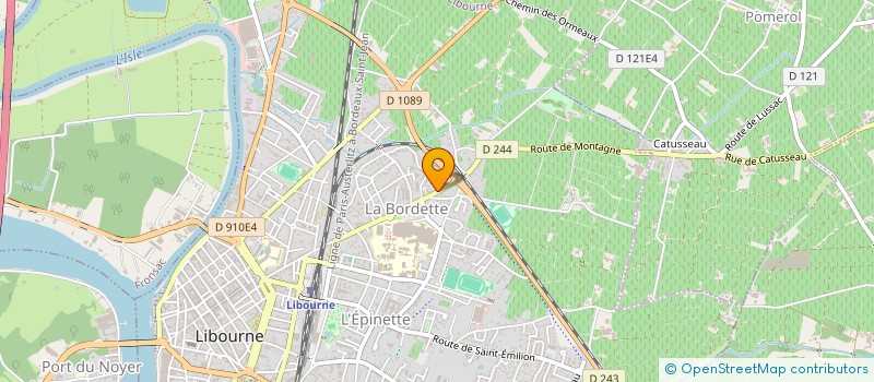 localisation de l'entreprise MADAME FRANCOISE FRICHET  LIBOURNE