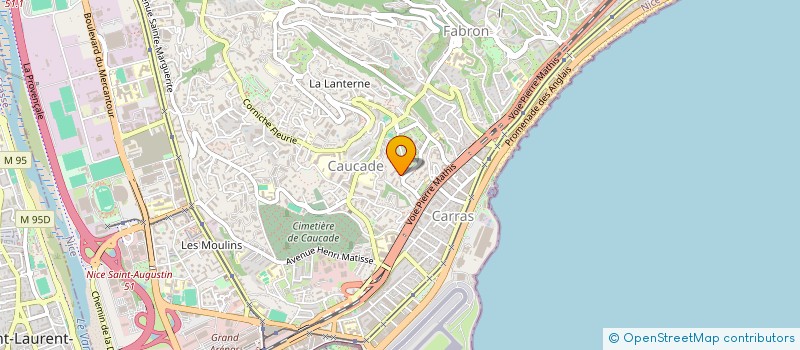 localisation de l'entreprise MADAME FRANCOISE FRIGARA à NICE