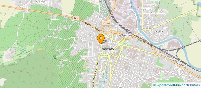 localisation de l'entreprise MADAME FRANCOISE FRINOT à EPERNAY