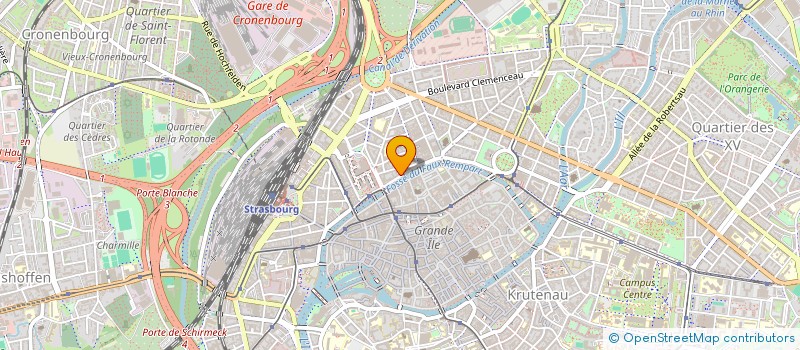 localisation de l'entreprise MADAME FRANCOISE FRITZ à STRASBOURG