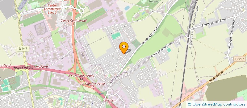 localisation de l'entreprise MADAME FRANCOISE FUDALA  VENDIN-LE-VIEIL