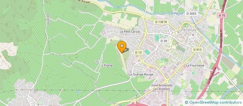 localisation de l'entreprise MADAME FRANCOISE GABANI à PEZENAS