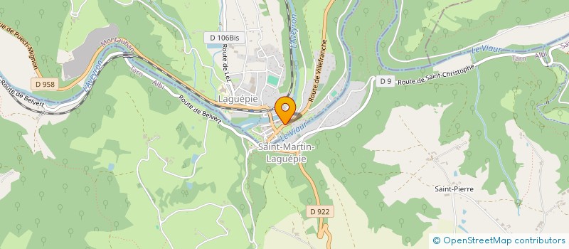 localisation de l'entreprise MADAME FRANCOISE GABETTE à LAGUEPIE
