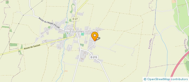 localisation de l'entreprise MADAME FRANCOISE GACHIGNAT  ESCUROLLES