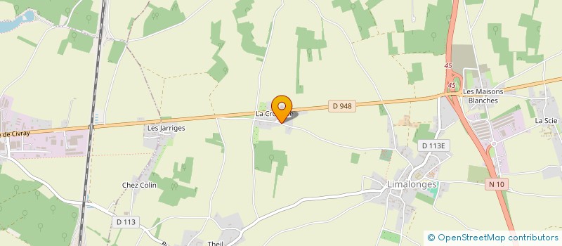 localisation de l'entreprise MADAME FRANCOISE GAILLARD  LIMALONGES