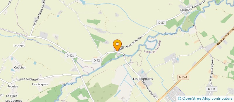 localisation de l'entreprise MADAME FRANCOISE GALCERAN à BELLEGARDE-SAINTE-MARIE