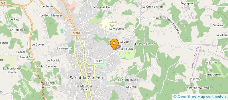 localisation de l'entreprise MADAME FRANCOISE GALET à VITRAC