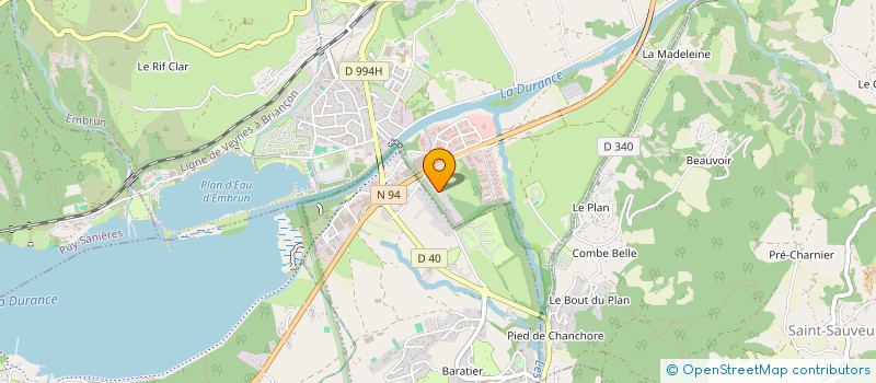 localisation de l'entreprise MADAME FRANCOISE GALLIAN  EMBRUN