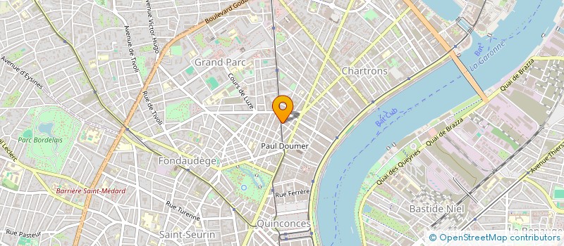 localisation de l'entreprise MADAME FRANCOISE GARATIN à BORDEAUX