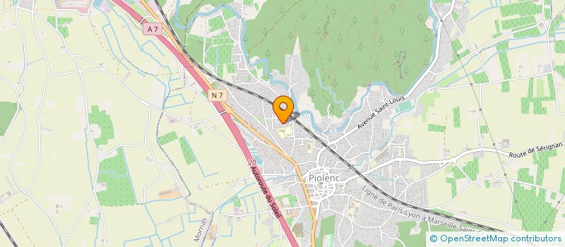 localisation de l'entreprise MADAME FRANCOISE GARBAY  PIOLENC