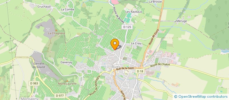 localisation de l'entreprise MADAME FRANCOISE GARBES  BUXY